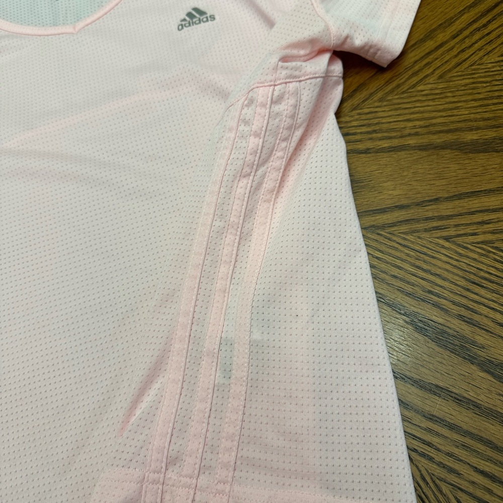 Adidas Peach Colored Climalite Shirt - Picture 2 of 6
